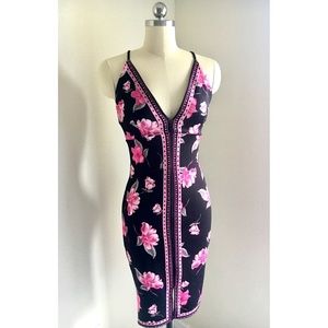 Jealous Tomato Pink Floral Crossback Dress